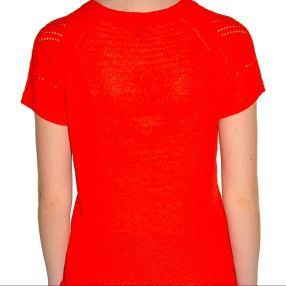 Fever Sheer Pull-Over Raglan Knit Sweater Top - Size Medium - Picture 5 of 5